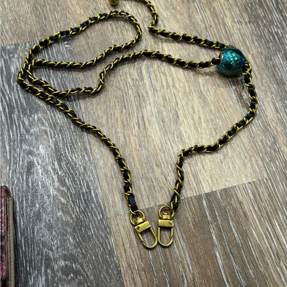 AUTHENTIC RARE Prada Python Matinee Micro Continental bi-fold Wallet and chain - Picture 14 of 16